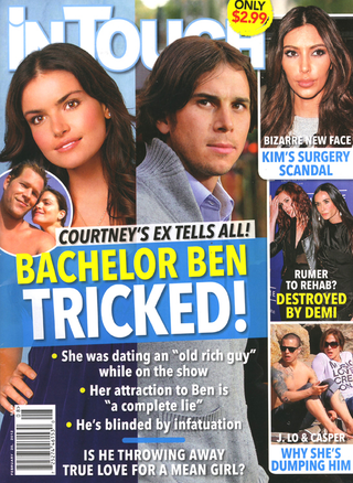 Illustration for article titled This Week In Tabloids: Courtney the Evil Succubus Maneater Will Devour Bachelor Ben